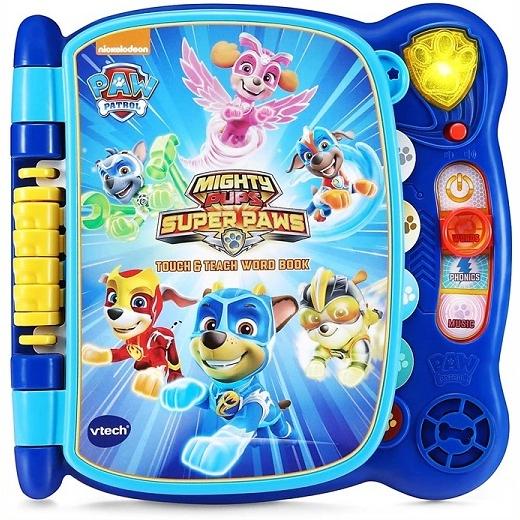 【VTech】Paw Patrol パウパトロール マイティーパップ 触って教える ワードブック Mighty Pups Touch and Teach Word Book プレゼント/知育玩具/英語学習