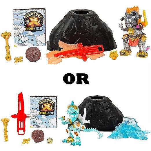 Treasure X】 トレジャーX ファイヤーvsアイス 絶滅獣パック Fire Vs
