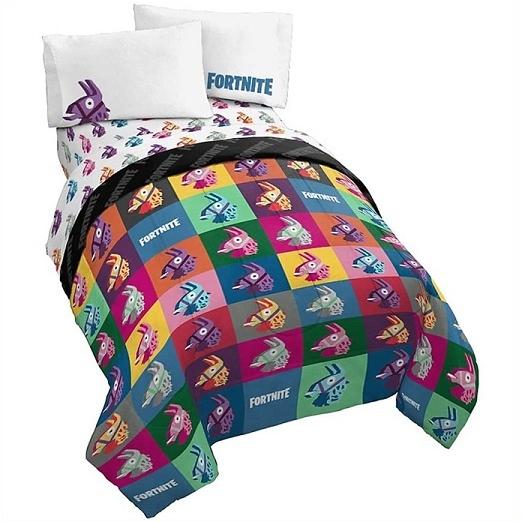 Fortnite/フォートナイト】 ラマ柄 シングル 布団セット 掛け布団