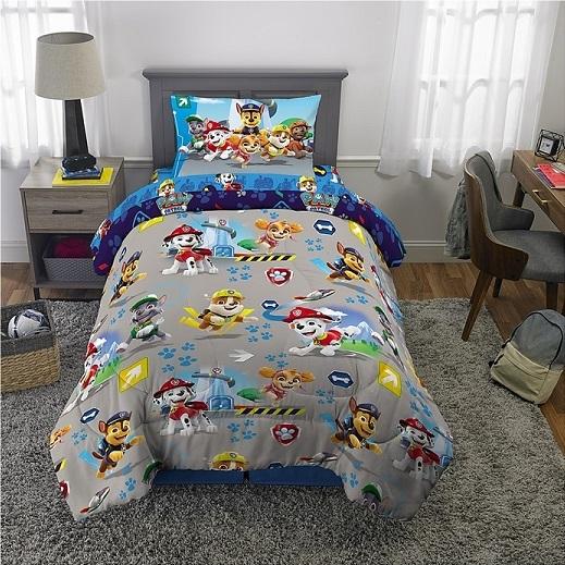 Paw Patrol/パウパトロール】 シングル 布団セット 収納バッグ付き