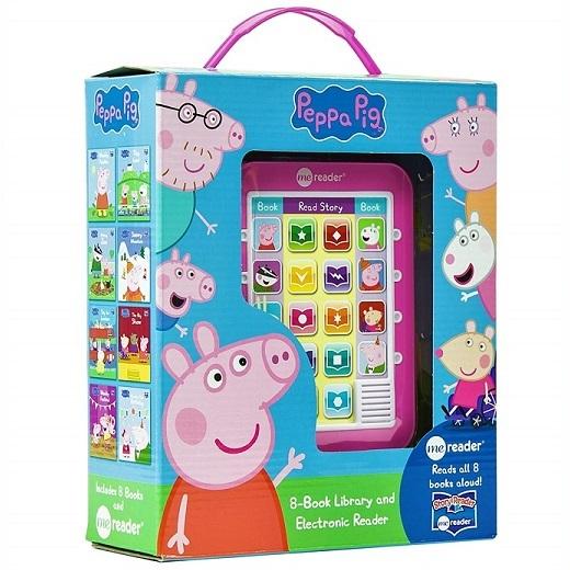 Peppa Pig】ペッパピッグ ミーリーダー Me Reader Electronic and 8