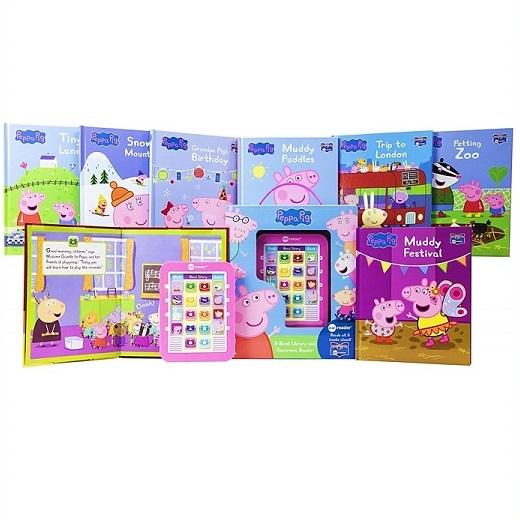Peppa Pig】ペッパピッグ ミーリーダー Me Reader Electronic and 8