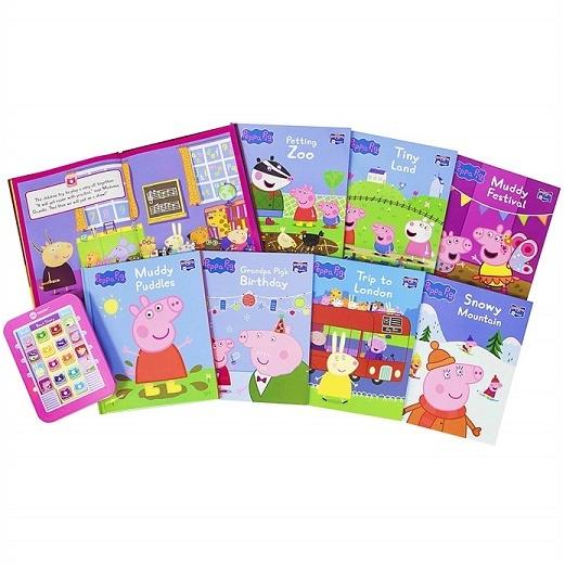 Peppa Pig】ペッパピッグ ミーリーダー Me Reader Electronic and 8