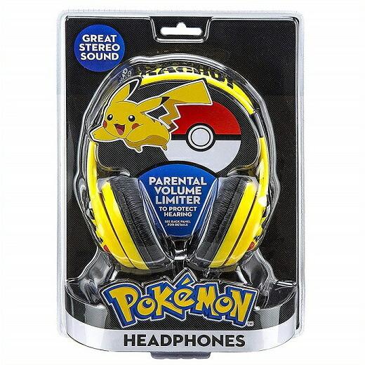 ポケモン ピカチュウ ヘッドホン 音量制限機能付き 子供用