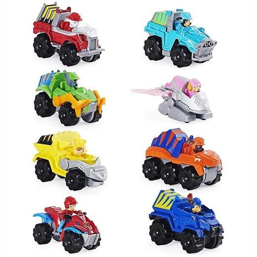 パウパトロール トゥルーメタル ディノレスキュー ギフトパック ミニカー 8台セット True Metal Dino Rescue Gift Pack ダイキャスト/1：55スケール/ビークル/恐の画像