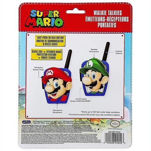 スーパーマリオブラザーズ  トランシーバー Super Mario Bros Walkie Talkies マリオ/ルイージ/おもちゃ/プレゼント/ゲーム／ウォーキートーキー｜ajmart｜07