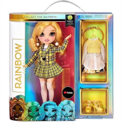 公式ショップ レインボーハイ シリーズ3 シェリル・メイヤー マリーゴールド（イエロー） ファッションドール サプライズ おもちゃ 女の子用 プレゼント