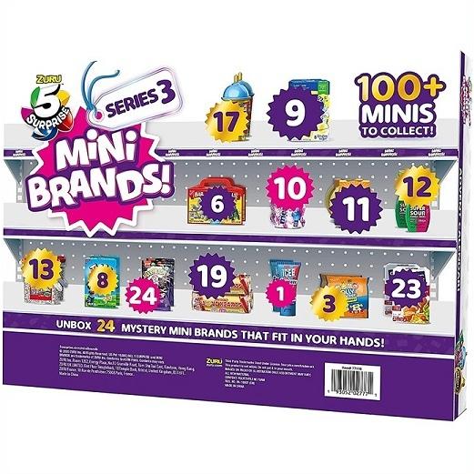 5 Surprise 】Mini Brands ミニブランズ シリーズ3 アドベント 5 Surprise 】Mini Brands ミニブランズ シリーズ3 アドベント