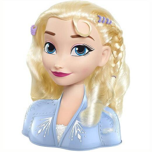 New売り切れる前に Disney ディズニー フローズン2 アナと雪の女王 2 エルサ スタイリングヘッド 14ピースセット B ヘアメイク ヘアアレンジ フィギュア 人形 髪遊び 子供用 女 Materialworldblog Com