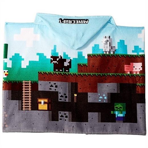 【Minecraft マインクラフト 】 フード付きタオル Soft Cotton Hooded Bath Towel Wrap マイクラ/ラップタオル/バスタオル/プール/海/男の子用/プレゼント/｜ajmart｜02