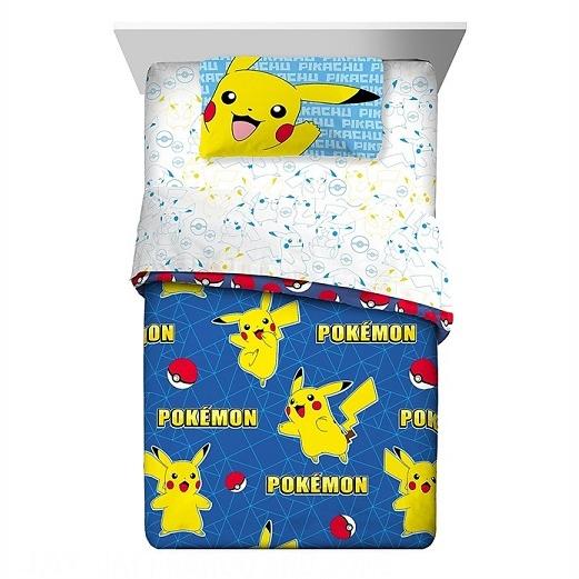 Pokemon/ポケモン】 ピカチュウ シングル 布団セット 収納バッグ Pokemon/ポケモン】 ピカチュウ シングル 布団セット 収納バッグ