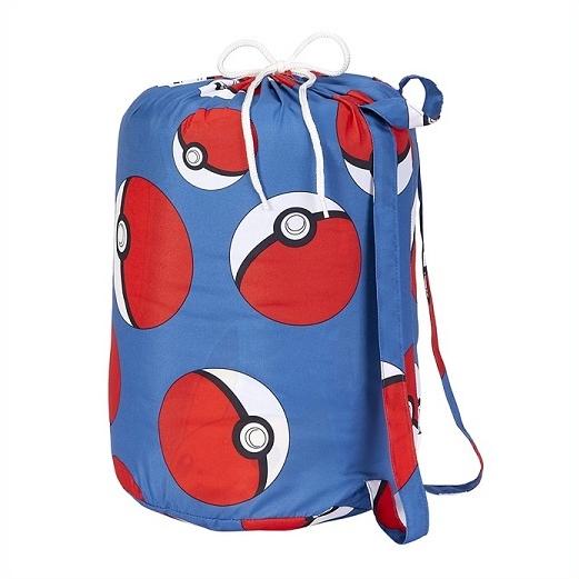 Pokemon/ポケモン】 ピカチュウ シングル 布団セット 収納バッグ付き