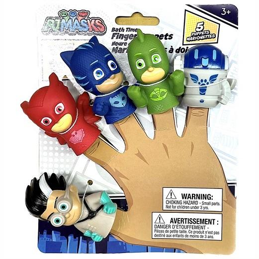PJ Masks Finger Puppets しゅつどう！パジャマスク 指人形 5個セット フィンガーパペット/人形/フィギュア/知育玩具 ...