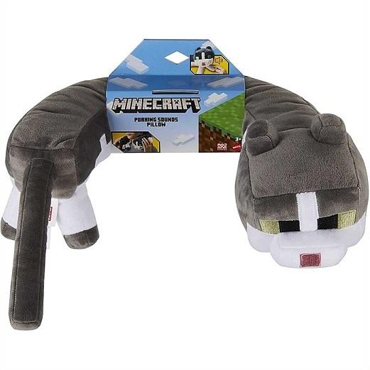 マインクラフト サウンドプラッシュ キャット ネックピロー Minecraft Purring Sounds Plush Cat Neck Pillow 猫 ぬいぐるみ ゲーム キャラクター ねこ マイクラ Ajマート 通販 Yahoo ショッピング