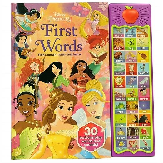 Disney Princess ディズニー プリンセス ファーストワード 30個のボタンがついたサウンドブック First Words 30 Button Sound Book 音声付き 英語絵本 英語 Ajマート 通販 Yahoo ショッピング