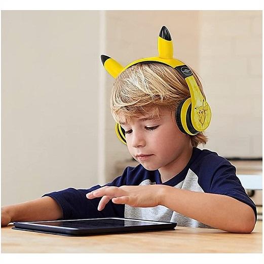 Pokemon ポケモン】 ポケモンキッズ ピカチュウ ワイヤレスヘッドホン