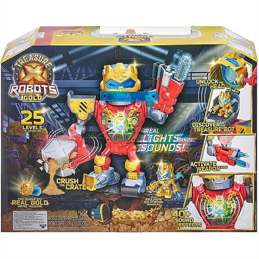 【Treasure X】 トレジャーX ロボット ゴールド メガ トレジャー ボット Treasure X Robots Gold  Mega Treasure Bot サプライズ/フィギュア/おもちゃ/人形/男の｜ajmart｜04