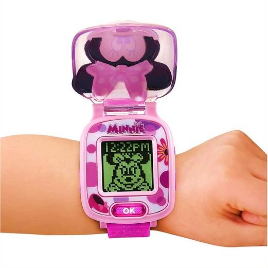 【VTech】 ディズニー ミニーマウス ラーニングウォッチ VTech Minnie Learning Pup Watch /時計/アラーム/タイマー/ストップウォッチ/4種のゲーム/ミニー｜ajmart｜05