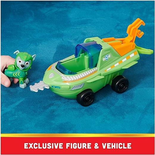 パウパトロール アクアパップス ロッキー 変形 ソーフィッシュビークル