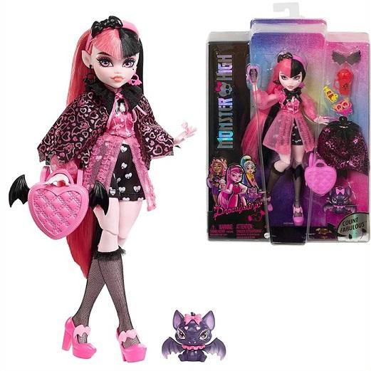 【Monster High】 モンスターハイ ドラキュローラ ファッションドール  ピンク＆ブラックヘア/サプライズ/おもちゃ/女の子用/プレゼント/lol/ : 10004060 : AJマート - 通販 - Yahoo!ショッピング