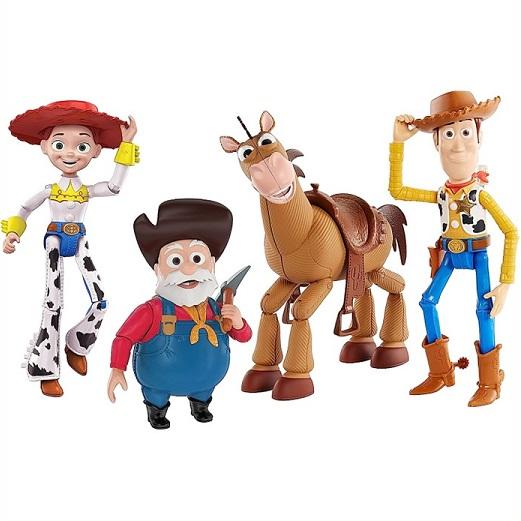 Toy Story トイストーリー ウッディーのラウンドアップ アクションフィギュア 4体セット /ジェシー/ブルズアイ/プロスペクター/スティンキー・ピート/100周年/｜ajmart｜03