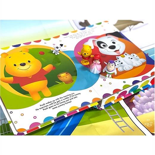 ディズニー ベビー マイビジーブック 英語絵本 フィギュア 10体入り