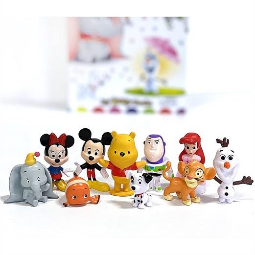 ディズニー ベビー マイビジーブック 英語絵本 フィギュア 10体入り