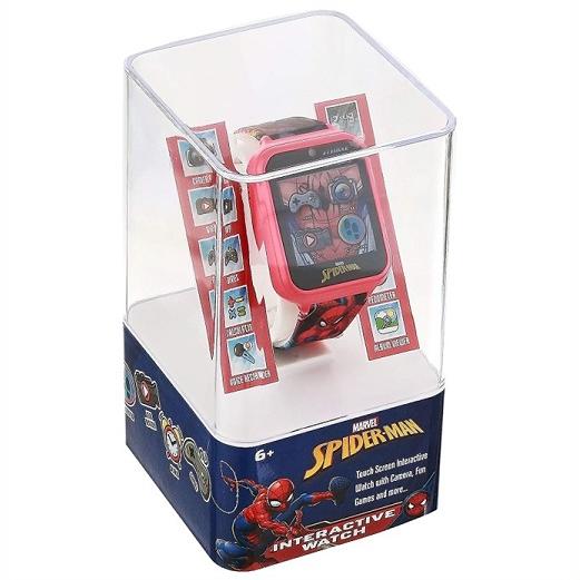 【Marvel】 スパイダーマン タッチスクリーン スマートウォッチ Touch-Screen Smartwatch 4667 マーベル/おもちゃ/時計/カメラ/自撮り/セルフィー/男の子用/プレ｜ajmart｜06