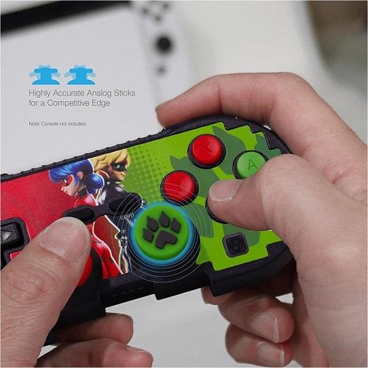 【Nintendo Switch】Hyperkin ワイヤレスコントローラー  (無線)  ピクセルアート Bluetooth コントローラー オフィシャル ミラキュラス エディション レディー｜ajmart｜06