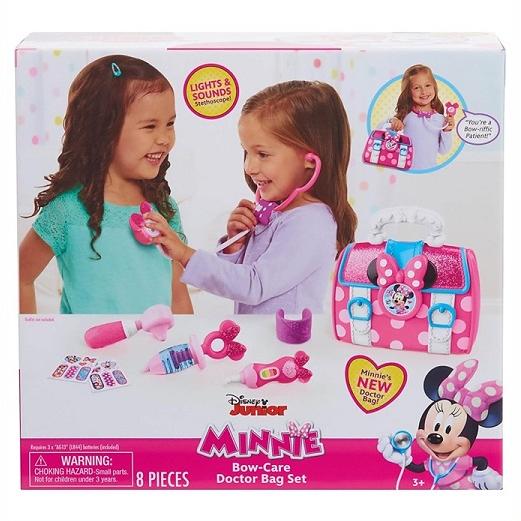 ディズニージュニア】 ミニーマウス リボンケア ドクターバッグセット