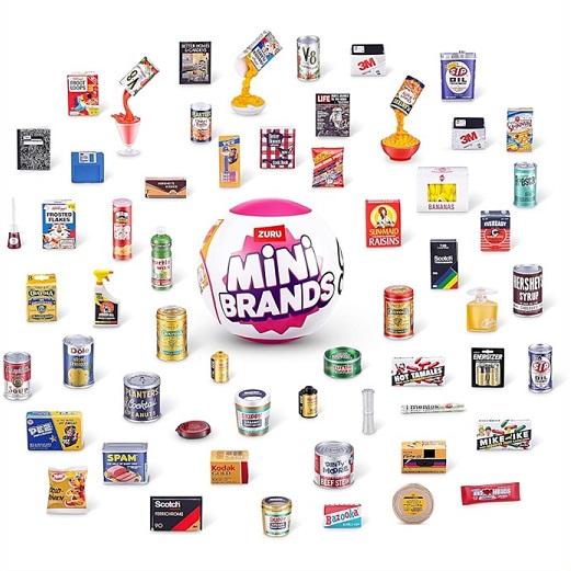 5 Surprise 】 Mini Brands ミニブランズ レトロ ミステリーカプセル