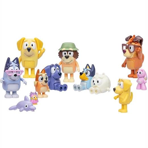ディズニージュニア ブルーイ スーパーファンセット フィギュア12体