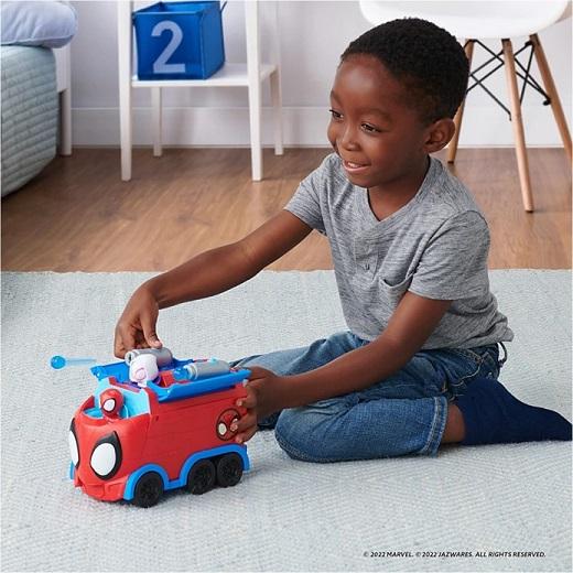 【Spidey スパイディ】 スパイディ ウェブ スピニング ホーラー 回転式運搬車 3IN1 変形ビークル /スパイダーマン /スパイディとすごいなかまたち/ディズニー/マ |  | 02