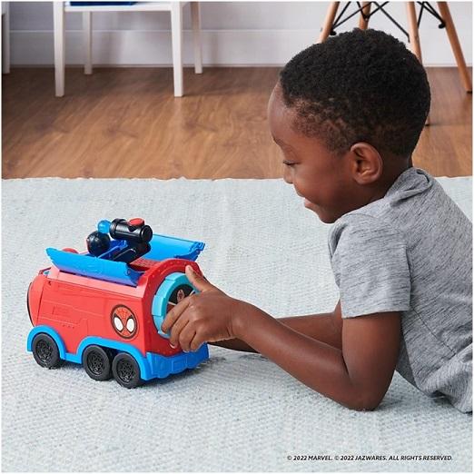 【Spidey スパイディ】 スパイディ ウェブ スピニング ホーラー 回転式運搬車 3IN1 変形ビークル /スパイダーマン /スパイディとすごいなかまたち/ディズニー/マ |  | 03