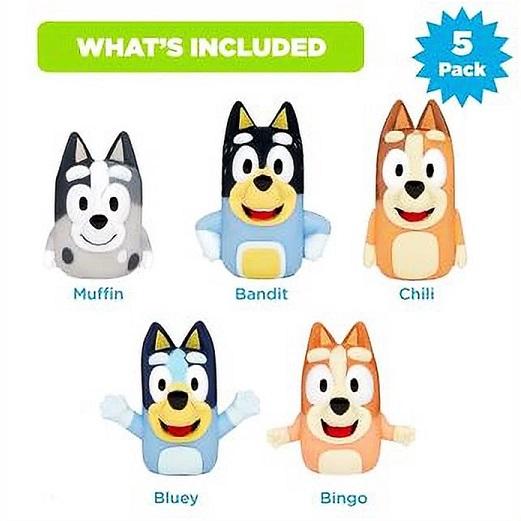 Bluey Finger Puppets ブルーイ 指人形 5個セット/フィンガーパペット