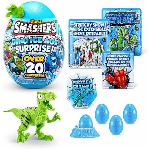 Dプライス ZURU】スマッシャーズ ディノ アイスエイジ サプライズエッグ ラプター