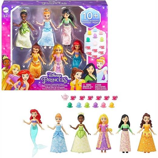 ディズニープリンセス 6体フィギュアセット Disney Princess】 ディズニー プリンセス セレブレーションパック 6体