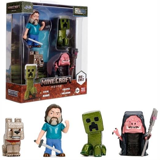 Minecraft Movie】 マインクラフト ムービー メタルフィグス 4点セット