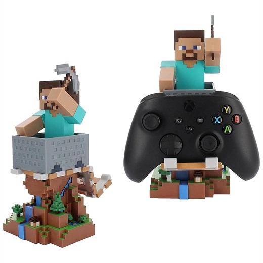 ダイヤモンド装備スティーブ コントローラースタンド マインクラフト