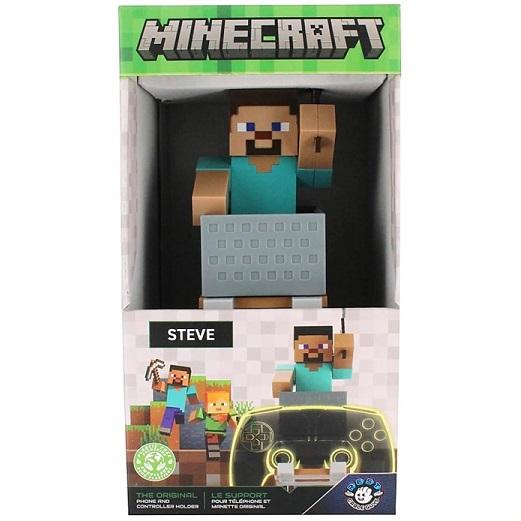 海外正規品スティーブコントローラースタンド マインクラフトケーブルガイシリーズ Minecraft: Steve Cable Guy R.E.S.T Controller Holder - Walmart.com