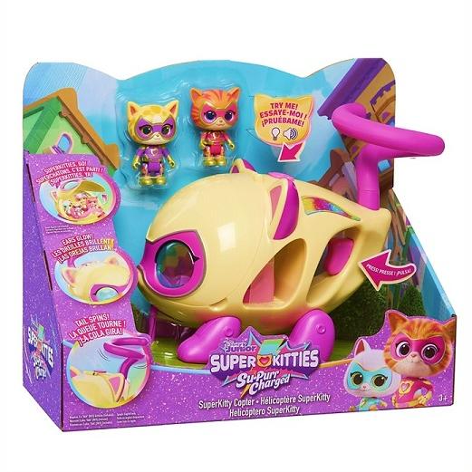 【Disney Junior Super Kitties】 ディズニー ジュニア スーパーキティー コプター 3点セット ライト＆サウンド ...