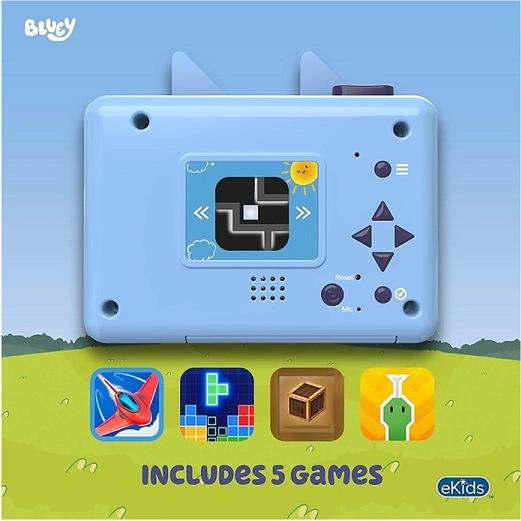 ekids Bluey】 ブルーイ キッズ デジカメ ビデオ録画と内蔵デジタル