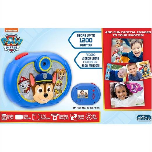 ekids Paw Patrol】 パウパトロール チェイス キッズ デジカメ ビデオ
