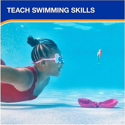 SwimWays プリンセス アリエル シーシェル サプライズ ダイブ