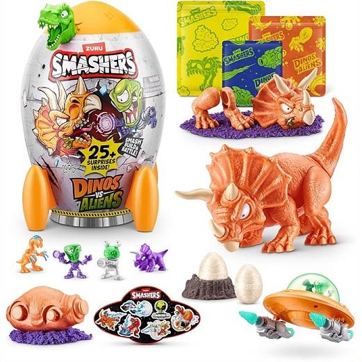 ZURU】 スマッシャーズ ディノ vs エイリアン ミディアム