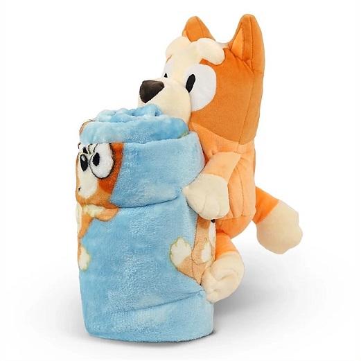 Bluey ブルーイ シルクタッチ スーパーソフト ブランケット＆ビンゴ