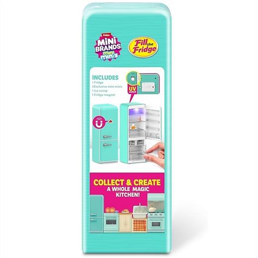 Mini Brands】 ミニブランズ フィルザフリージ 冷蔵庫プレイセット（UV