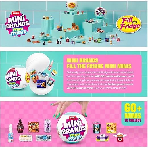 5 サプライズ Mini Brands】 ミニブランズ ザ フリッジ ミニミニ