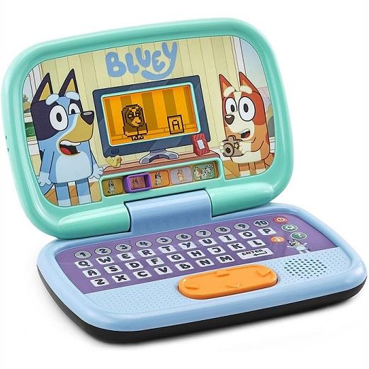 ※パッケージにダメージあり【VTech】 ブルーイ ゲームタイム ラップトップ Bluey Game Time Laptop /英語学習/単語/サウンド/フレーズ/キーボード/パソコン/PC_2