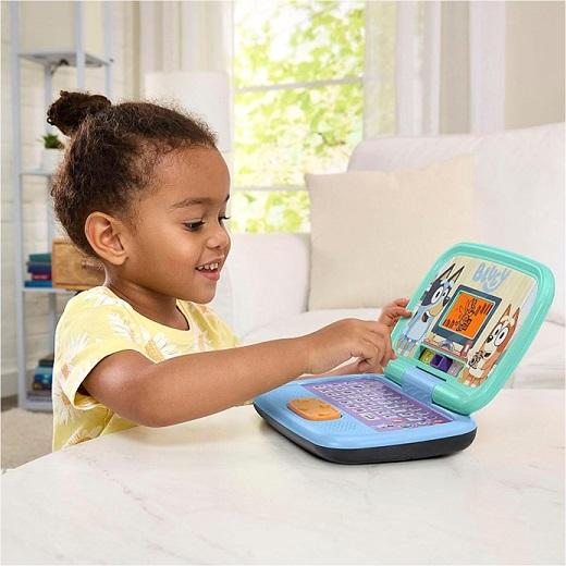 ※パッケージにダメージあり【VTech】 ブルーイ ゲームタイム ラップトップ Bluey Game Time Laptop /英語学習/単語/サウンド/フレーズ/キーボード/パソコン/PC_5